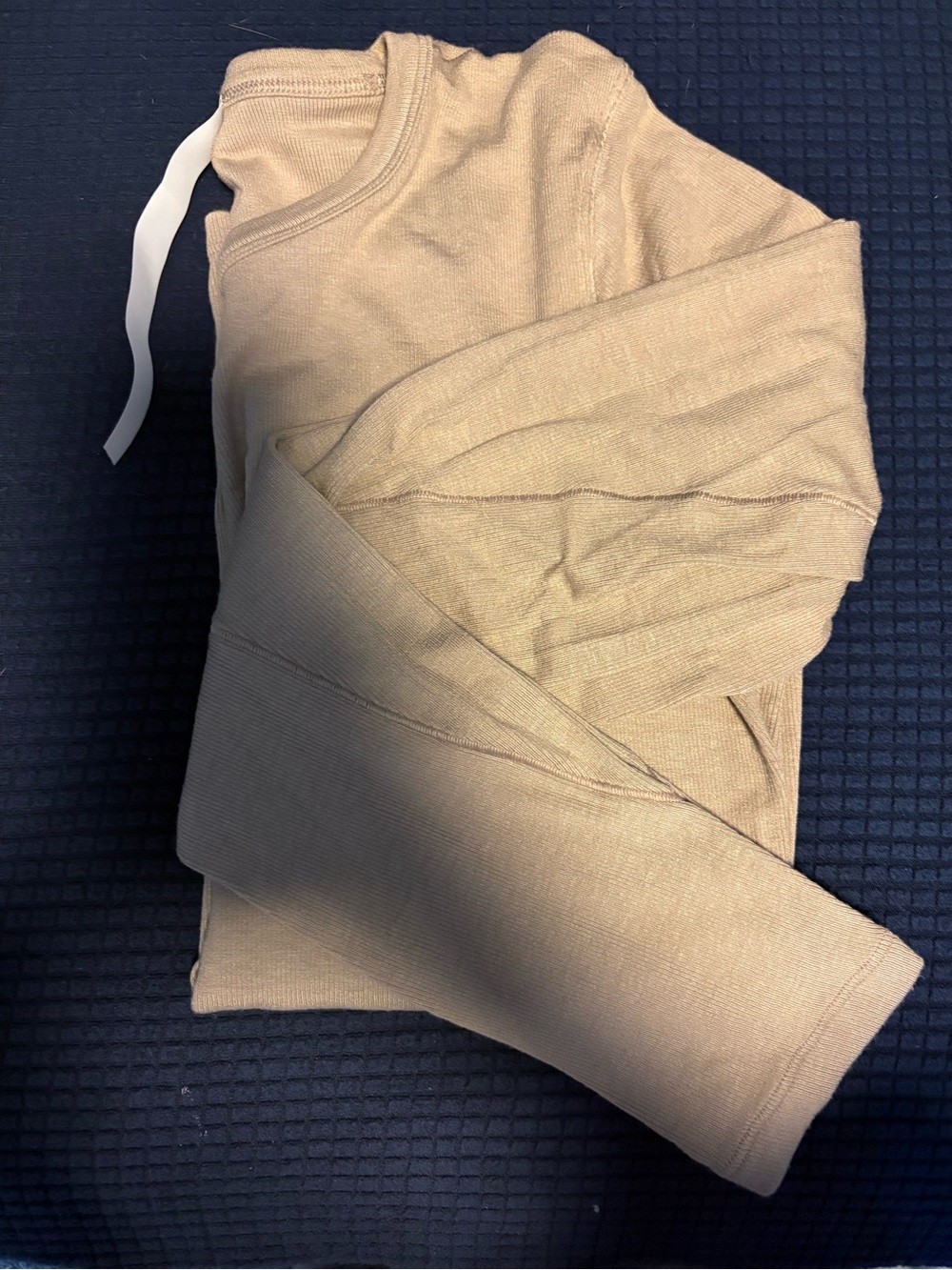 lululemon athletica Long Sleeve Crew Top — Tan